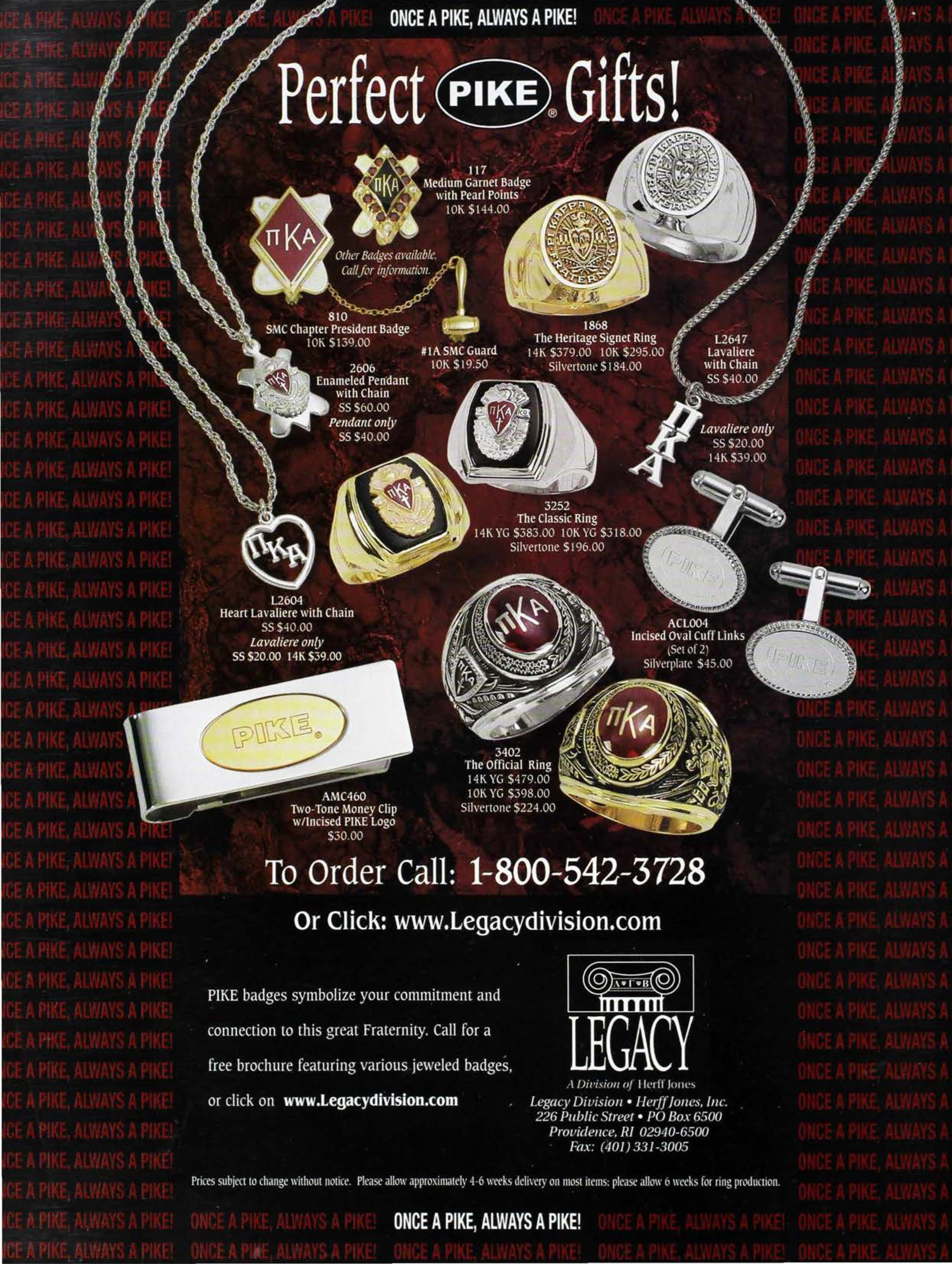 Legacy Advertisement, Autumn 2005